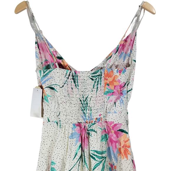 GB Floral Tie Front Cut Out Flowy Summer Tank‎ Dress S NWT - Picture 6 of 11